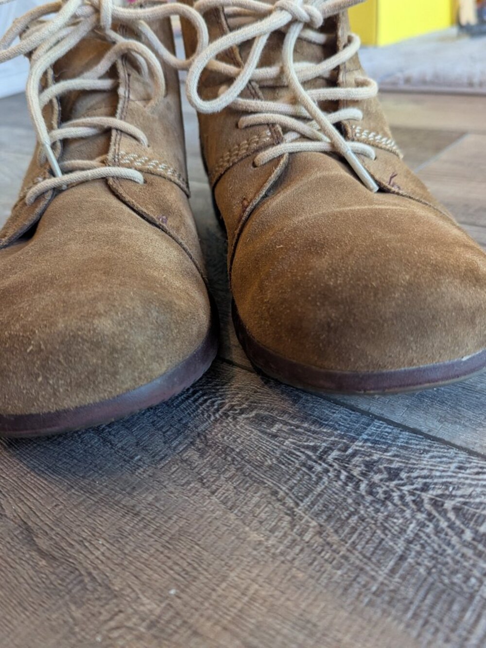 Sorel Men's Suede Greely Chukka Ankle Boots Waterproof Cafe Brown 10.5 - Picture 4 of 12
